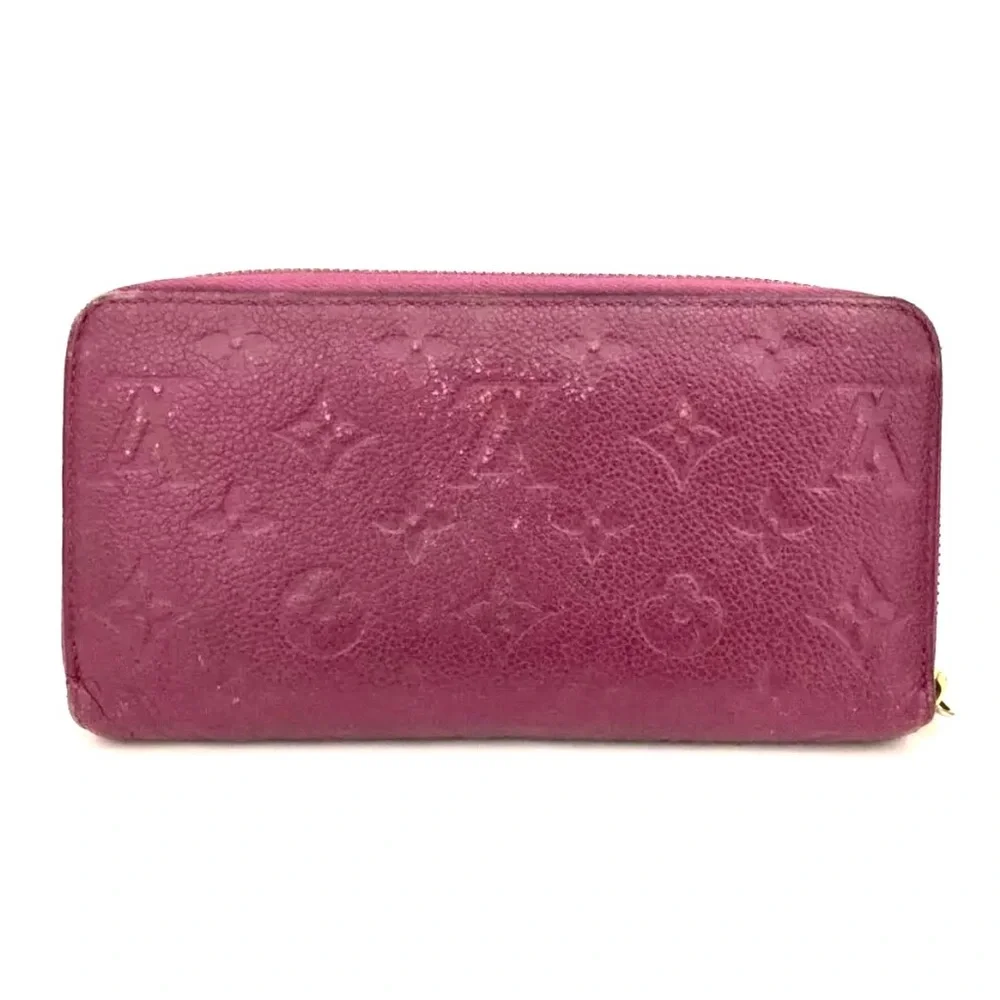 🏆💎💯 Louis Vuitton Monogram Empreinte Leather Zippy Zip Around Long Wallet - Picture 3 of 8